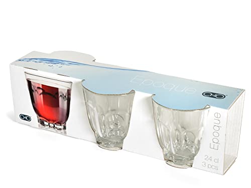Set de 3 vasos Chio Epoque de vidrio 240 ml miniatura 3