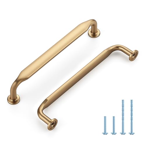 HOME EDIT Champagne Bronze Solid Cabinet Handles & Pulls 5 Inch 10 Pack