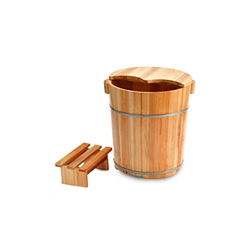 Spa de pies de barril de madera grande
