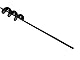 Aqbau® Erdbohrer für akkuschrauber 450mm, erdlochbohrer, gartenbohrer, pflanzbohrer, Pfahlbohrer, erdbohrer für bohrmaschine, Grabungswerkzeug zum Pflanzen (Durchmesser Ø50 mm)