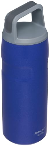 Image of Stanley IceFlow Cap and Carry Water Bottle | Wide Mouth Twist Lid | Lightweight & Leakproof for Travel & Sports | Insulated Stainless Steel | BPA-Free