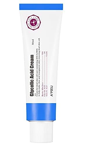 A'pieu Glycolic Acid Cream, 1.69 Fl Oz (50 Ml) Korean Facial Exfoliating Peeling Gel With Glycolic Acid #TOP1