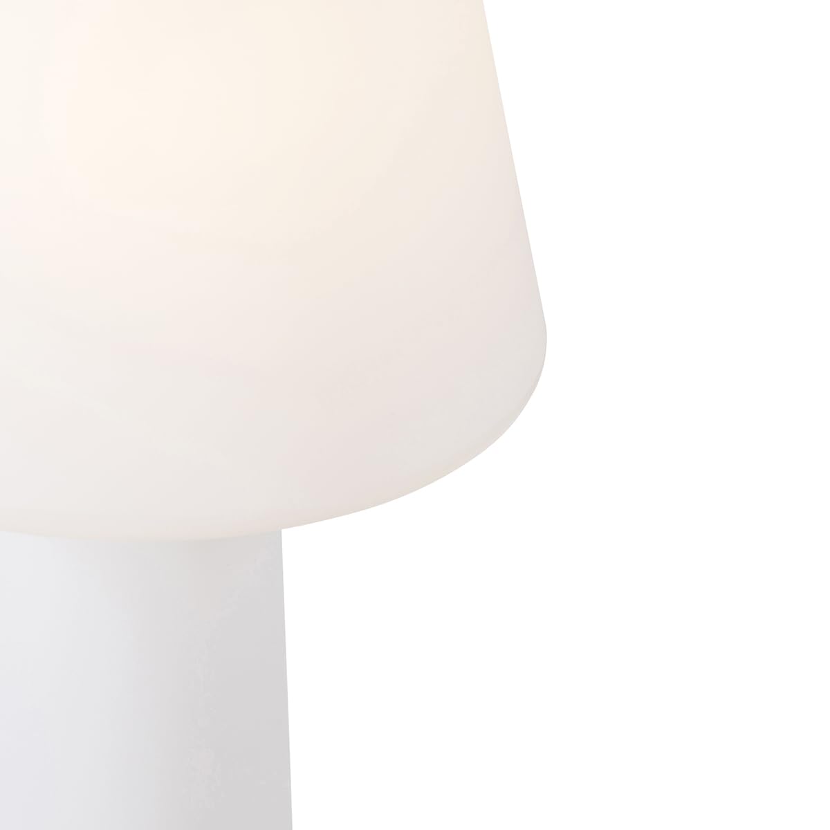 Qazqa Modern außen Stehleuchte, Stehlampe für den Garten - Katrijn - Weiß, max. 23W, Geeignet für LED, 110cm, IP44, Rund, 2-flammig