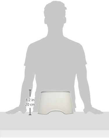 Miniatura 5 de Ubbi Taburete de paso para niños, taburete para entrenamiento de orinal, antideslizante, agarre suave para mayor seguridad, gris (paquete de 2)