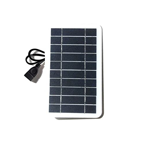 Solar Panels, 2w 5v Solar USB Charger, Portable Solar Phone Charger, Tiny Solar Modules, Small Solar Cells with High Efficiency Output, Microo Solar Panels for Camping Hiking Outdoor Activities