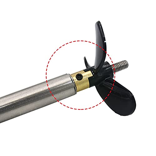 QUENPE 1 Pieza de diámetro 3mm/4mm/4,76mm/5mm Modelo de Barco latón Cobre accionamiento Perro Eje Accesorios de muleta, for Eje de transmisión de Barco RC Conjunto de Eje de transmisión (Color : 4.76 - imagen 5