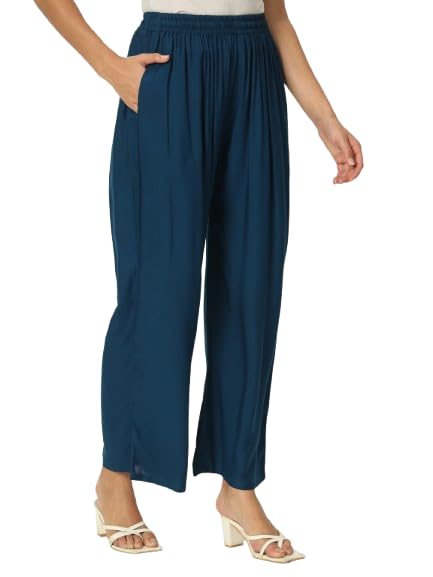 Image of Soft Colors Women Regular Fit Pocket Palazzo