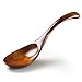 AOOSY Soup Spoons, Wooden Spoons, 4 Pieces Japanese Style LightWeight Table Spoon Kitchen Utensil for Adults
