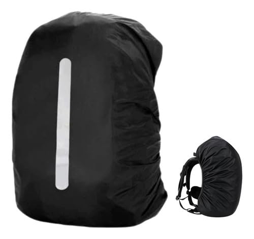 Capa para Mochila Impermeável Ajustável | Capa Chuva Compacta Resistente | Acessório Viagem Trilha Moto Bike | Protetora Lavável Leve Dobrável