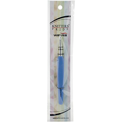 Knitter's Pride Waves Aluminium Crochet Hook, J/6mm