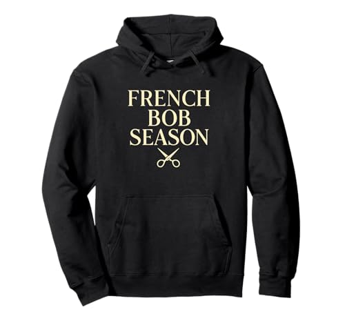 French Bob Season Gen Z Haircut Core Trend Pullover Hoodie