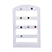 Organizzatore di gioielli Scaffale in legno Bracciale Porta orecchini Espositore Decorazione Supporto per orecchini Espositore Decorazione Scaffale Small-come pic