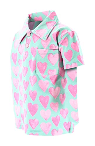 Image of Unique Baby Moisture Wicking Kids Polo Shirts for Toddler Boys Polo Shirt