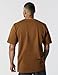 Carhartt Mens Loose Fit Heavyweight Short-Sleeve Pocket T-Shirt Work Utility t Shirts, Oiled Walnut Heather, X-Large US