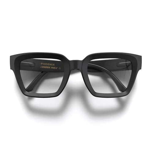 LONDON MOLE® Phoenix reading glasses | Cool oversized square/rectangular/trapezoidal shaped readers | Men’s Women’s Unisex | Spring hinges