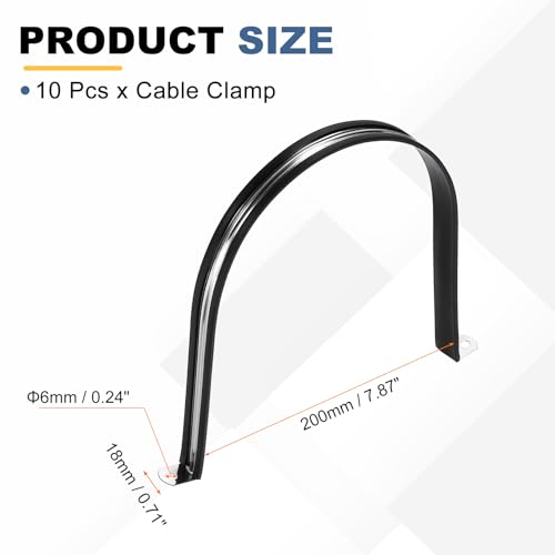 Abrazadera de cable acolchada M200 para reformas de talleres y automoción 3