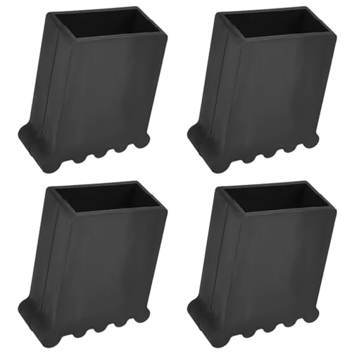 4 st stegsfotskydd, halkfria gummikuddar för stegfötter, ersättningsfötter av gummi för stegsstegar, golvmattor för stegfötter, reservdel för utdragbara stegar (B)