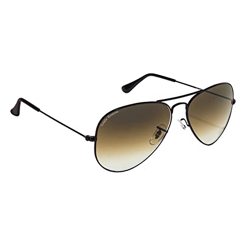 Image of Louis Kouros Armstoner Aviator Classic Trendy 3026 sunglasses | Mirror Lens | 400 UV Protected | For Men's Women's | Medium | 62mm Lens Width