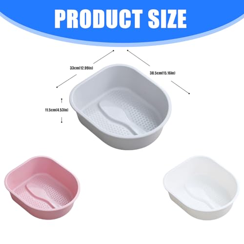 Tina ergonómica antideslizante para baño de pies miniatura 5
