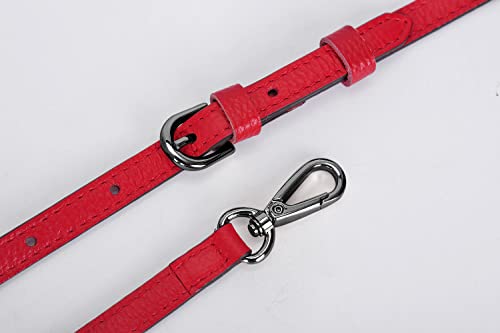 Image of LIVE UP Full Grain Purse Strap Genuine Leather Replacement for Cross Body Bag Handbags