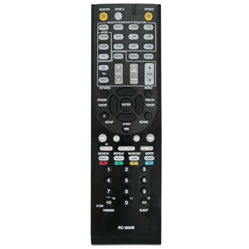 Télécommande RC-865M compatible Onkyo TX-NR315 pour des soirées cinéma sans interruption