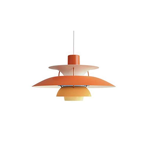 HEDMAI Lámpara Colgante Moderna Luces Colgantes Nórdicas Simple E27 Araña Led Diseñador Danés Sala De Estar Lámparas De Techo Colgantes Dormitorio Restaurante Iluminación Degradada,C,40CM