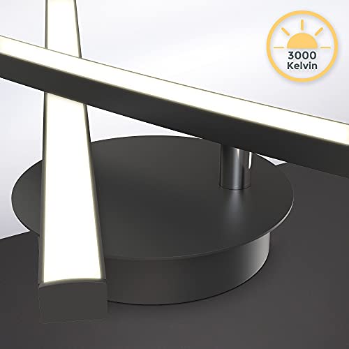 Plafonnier 12W LED pivotantes 1100lm spot de plafond noir orientable - 6