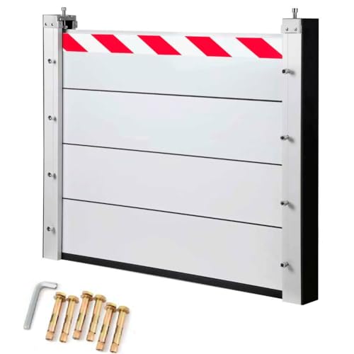 Barrera Anti Inundaciones, Barrera Contra Inundaciones, Barreras Modulares para Inundaciones, Aluminio Barrera Contra Inundaciones, para Garaje Sótano Puerta de Entrada YQISHI(200x40cm)