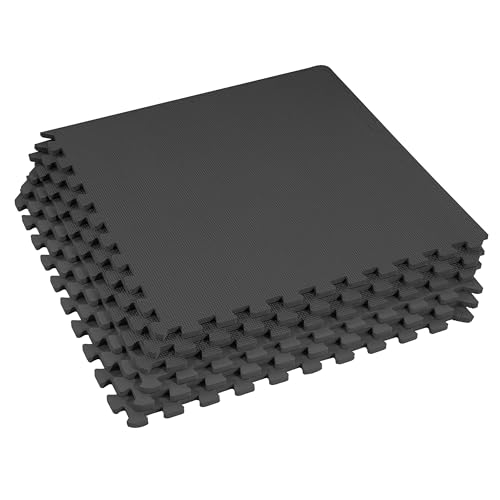 HealSmart 0.5" Thick 24 Sq Ft Exercise Floor Mat