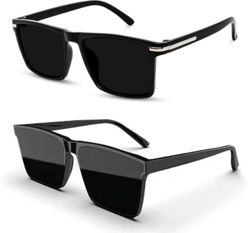 ELLIGATOR UV Protected Wayfarer Sunglasses for Men and Women | Stylish Full-Rim Cover...