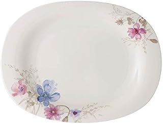Villeroy & Boch Mariefleur Basic Breakfast Plate, 21 cm, Premium Porcelain, White/Multicoloured