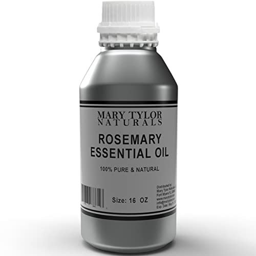 Rosemary Essential Oil (16 oz), by Mary Tylor Naturals 100% Pure Essential Oil, Therapeutic Grade, Perfect for Aromatherapy, Relaxation, DIY, Improved Mood