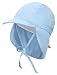 Livingston Kids SPF 50+ UV Sun Ray Protective Safari Hat w/ Neck Cover,Light Blue,0-12 Months