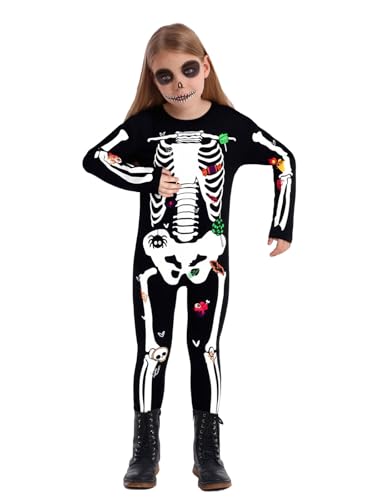 Disfraz bebé esqueleto unisex jumpsuit Halloween