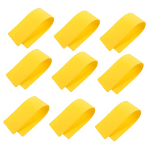 Hemoton 10Pcs Training Supplies for Football and Tennis Courts Durable Tear Markers for Soccer and Basketball Bright Color Design for Enhanced Safety and Visibility