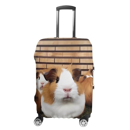 Guinea Pigs Luggage Cover, Washable Elastic Suitcase Cover Protector Fit 18-32 Inch Luggage