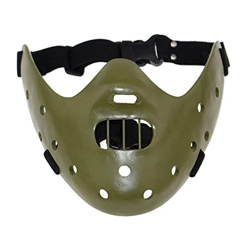 NC Máscara Retro de Alta Gama, Fiesta de Disfraces, Halloween, Cordero silencioso 3D, Máscara de Hannibal, Juego de Roles, Decoración del hogar, Resina ecológica, Sin BPA