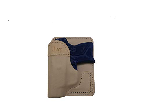 J&J Custom Formed to FIT S&W M&P Shield M2.0 9/40 W/Factory Integrated Crimson Trace Laser Formed Natural Leather Wallet Style Back/Cargo Pocket Holster (Right) J&J Custom Formed to FIT S&W M&P Shield M2.0 9/40 W/Factory Integrated Crimson Trace Laser Formed Natural Leather Wallet Style Back/Cargo Pocket Holster (Right)
