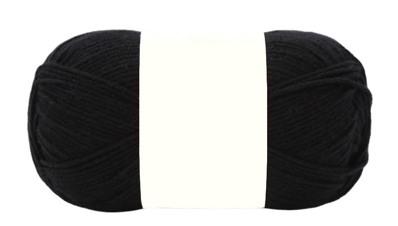 Fil mélangé coton 3 épaisseurs pour crochet | Lot de 5 rouleaux de 40g cordon artisanal 120m
