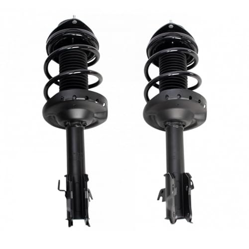 Image of TRQ Front Driver and Passenger Side Strut and Spring Assembly Set | For 14-16 Subaru Forester