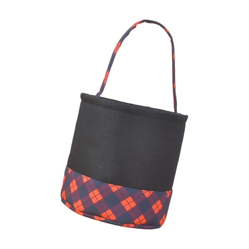 大容量キャンディー保存容器ポータブル布バケツハンドル付き子供用おやつパーティー家の装飾ハロウィン装飾バスケット