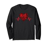 Photo Gallery steampunk cuore di ingranaggi e battito cardiaco maglia a manica Photo Gallery steampunk cuore di ingranaggi e battito cardiaco maglia a manica