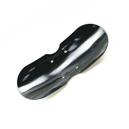 Parafango Anteriore In Alluminio Per Triumph Bonneville T100 Scrambler Thruxton 900 (2001-2016) - Nero Lucido, 34x13 Cm