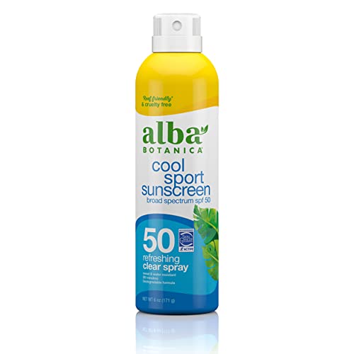 Alba Botanica Cool Sport Sunscreen Spray, Spf 50, 6 Oz #TOP20