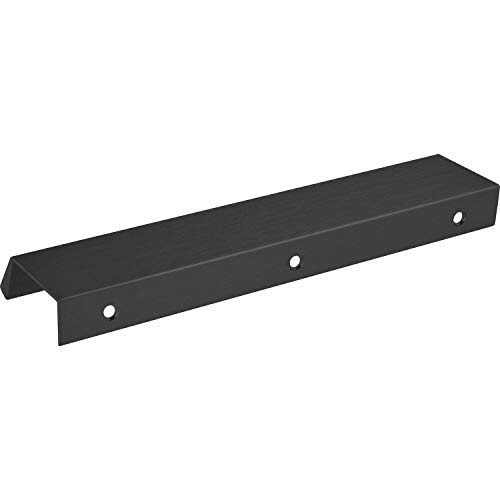 FURNIPART Bench Handle LA 2 x 80 Length 200 mm Brushed Aluminium Black, Brushed Matte, LA 2 x 80 mm - Image 2