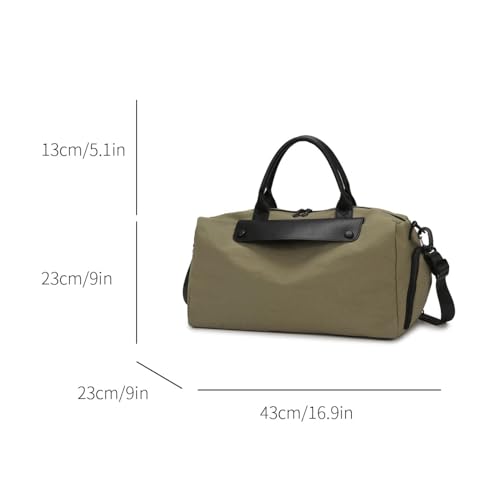 Fitness Bag Large Capacity Lightweight Yoga Swimming Wet And Dry Separation Business Travel Bag(Green) 7