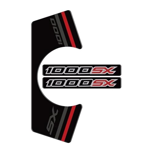 Autocollants protection haut joug 3D gel moto Kawasaki Ninja 1000 SX 2020 2021 2022