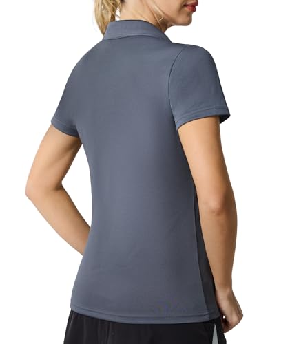 Image of Casei Womens Shorts Sleeve Polo Golf Shirts Quick Dry UPF 50+ Tennis Pickleball Top Collared Casual Work Athletic Shirts