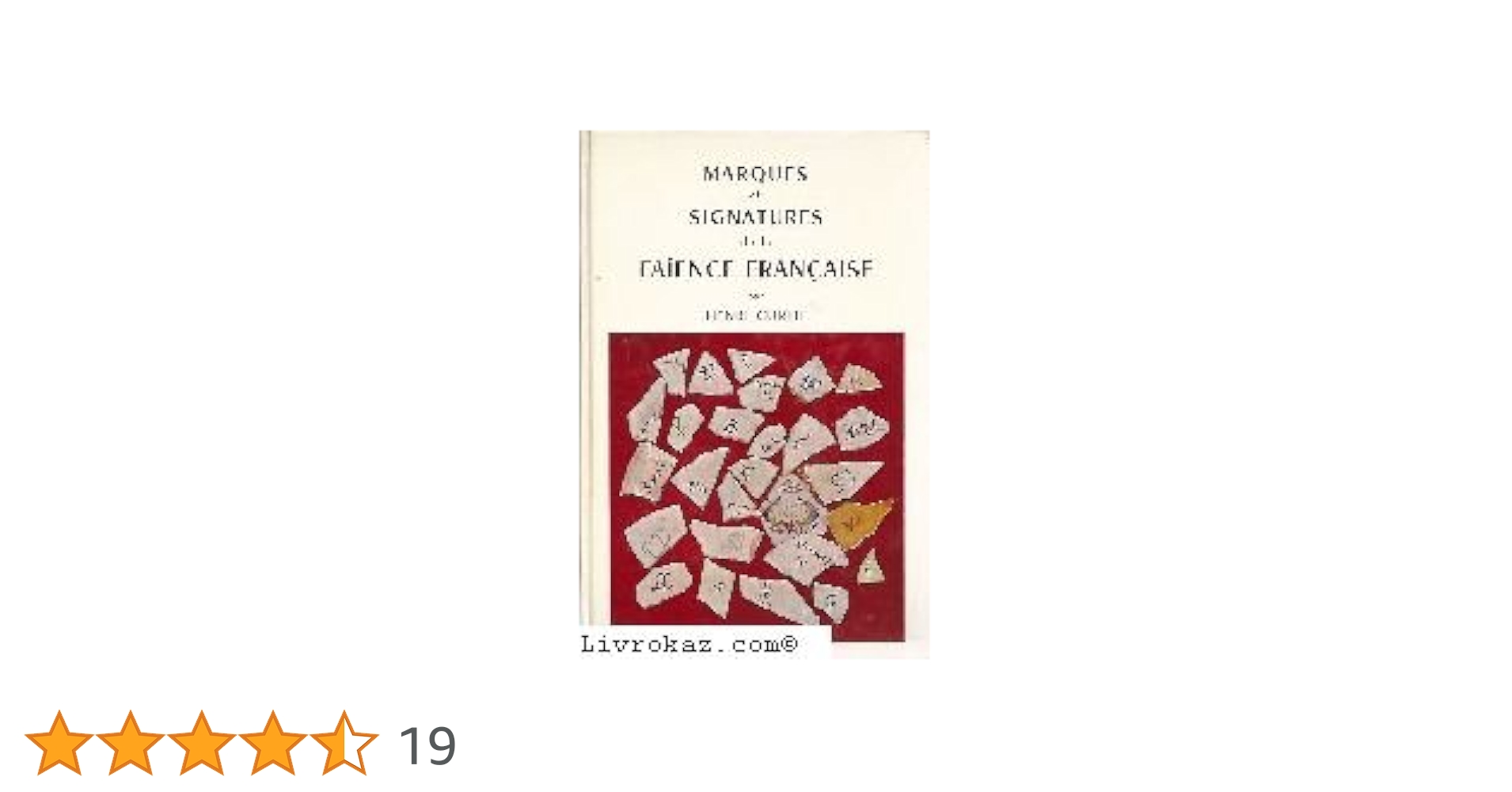 洋書 Marques et Signatures de la Faience Amazon.com: Marques et signatures de la faïence française