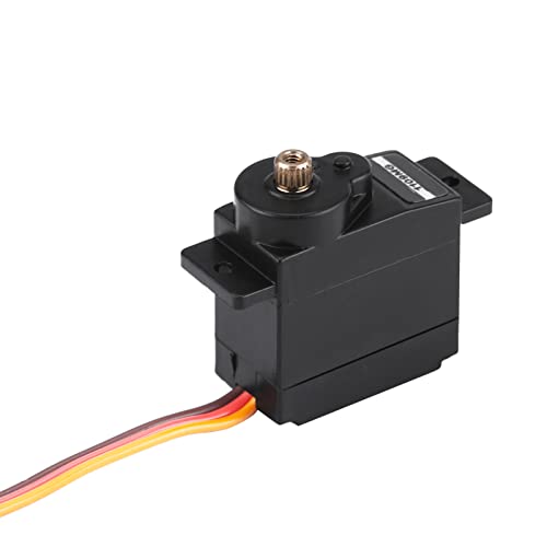[Controllo rapido e preciso] Ottieni il miglior stato di controllo con il tempo di risposta rapido di questo servo e l'elevata coppia erogata.a 4,8 V offre una velocità di 0,12 sec/60° e una coppia di 2,2 kg.cm, mentre a 6 V raggiunge 0,1 sec/60° e 2,5 kg.cm.queste specifiche lo rendono perfetto per applicazioni in cui regolazioni rapide e precise sono cruciali, come le acrobazie aeree o le corse competitive.